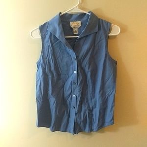 3/$23 Talbot Petites Blue Tank Top